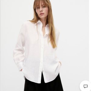 Massimo Dutti White linen shirt